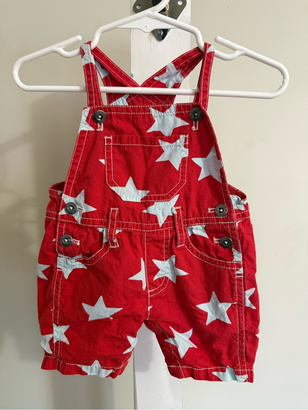 Baby Boden Stars Shortalls